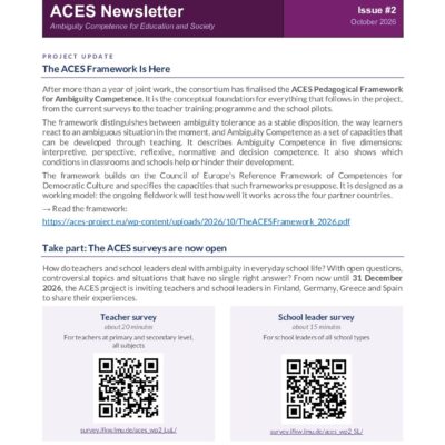 Newsletter: Issue #2 – October 2026